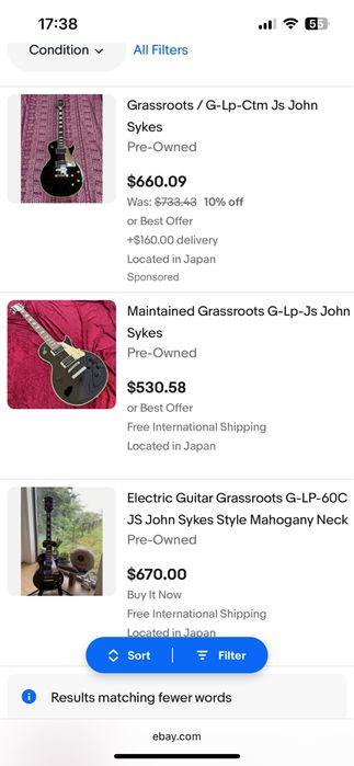 Елетрогітара Grass Roots G-LP 60C john sykes. Les Paul.