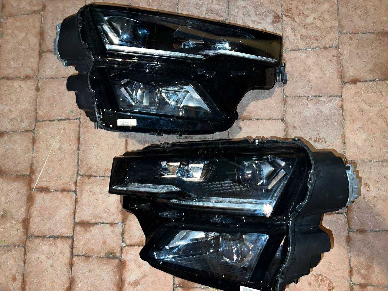 LED Фары Skoda Karoq Оптика Шкода Карок MATRIX Фонари Карок Фара