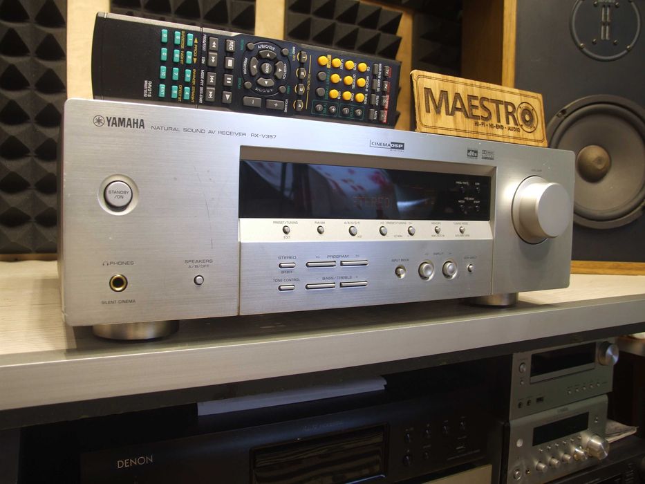 AV ресівер 5.1 Yamaha RX-V357. 5х120. Дефект. Пульт. Без передплати