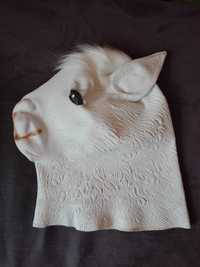 maska lateksowa lama alpaka owca przebranie śmieszna dorośli zwierzę
