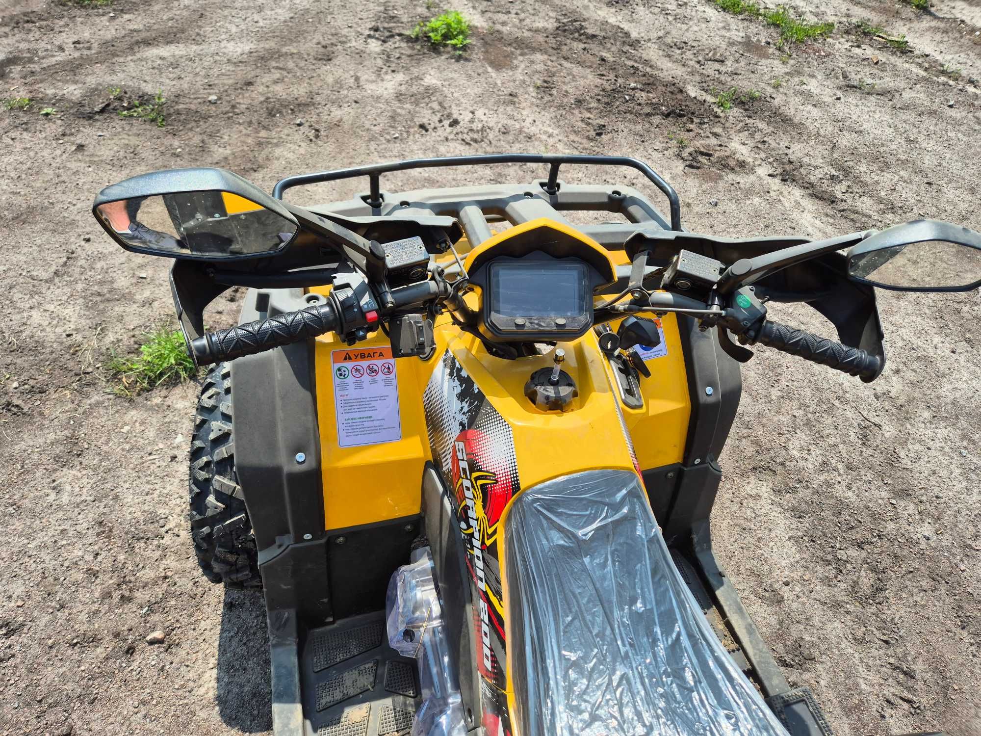 Квадроцикл с доставкой Comman Scorpion 200cc с лебедкой