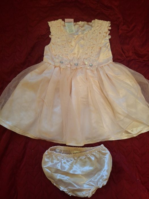 Sukienka dla małej księżniczki, dziewczynki balowa, na chrzest