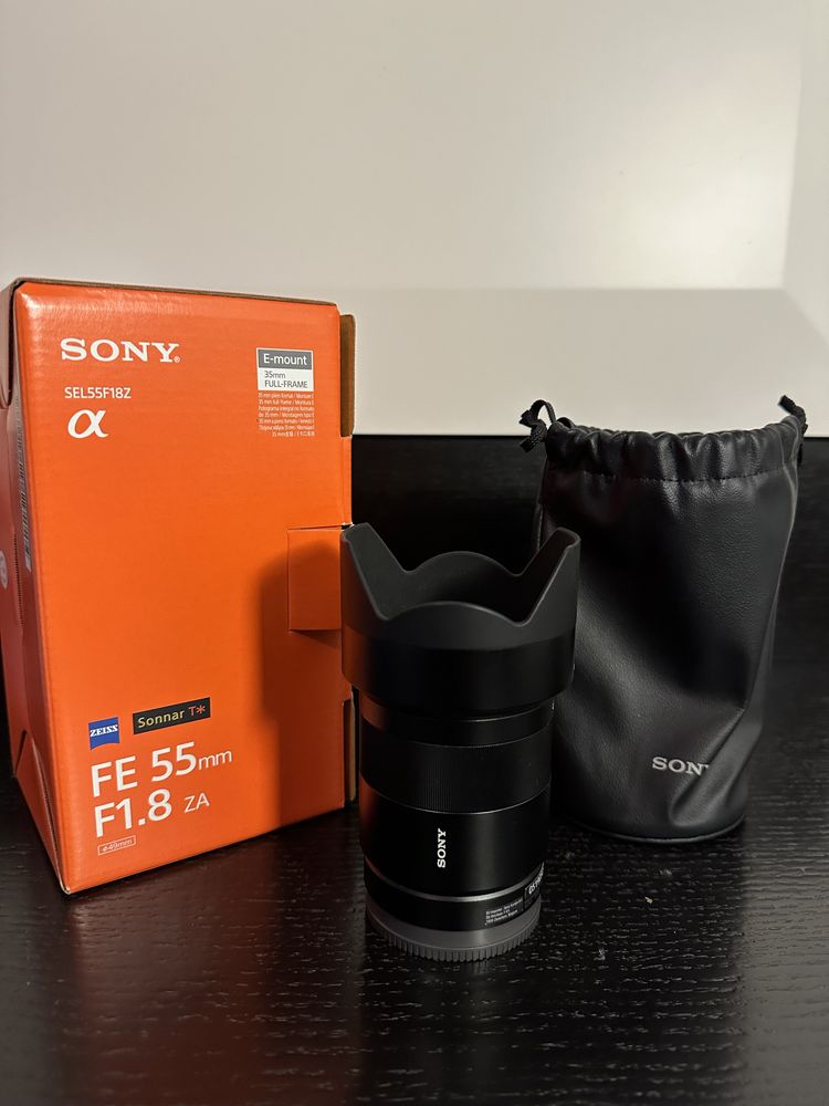 Objetiva Sony Sonnar T* FE 55 mm F1.8 ZA
