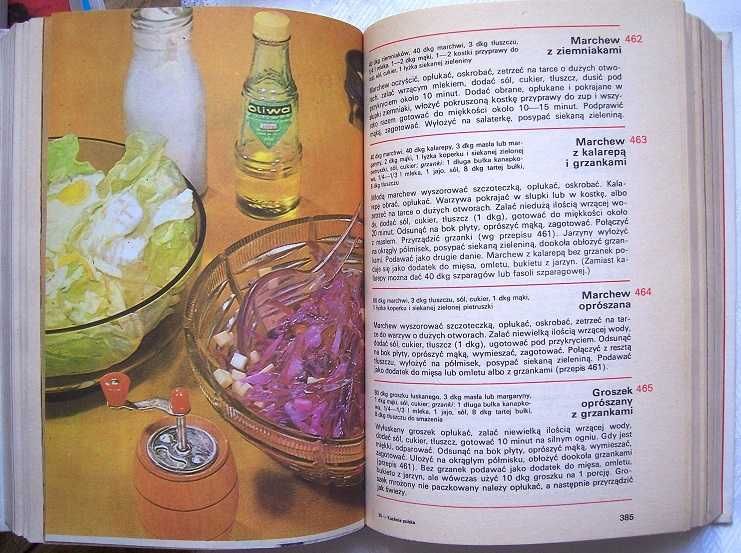 Kuchnia polska 1984 oraz inne stare książki kulinarne