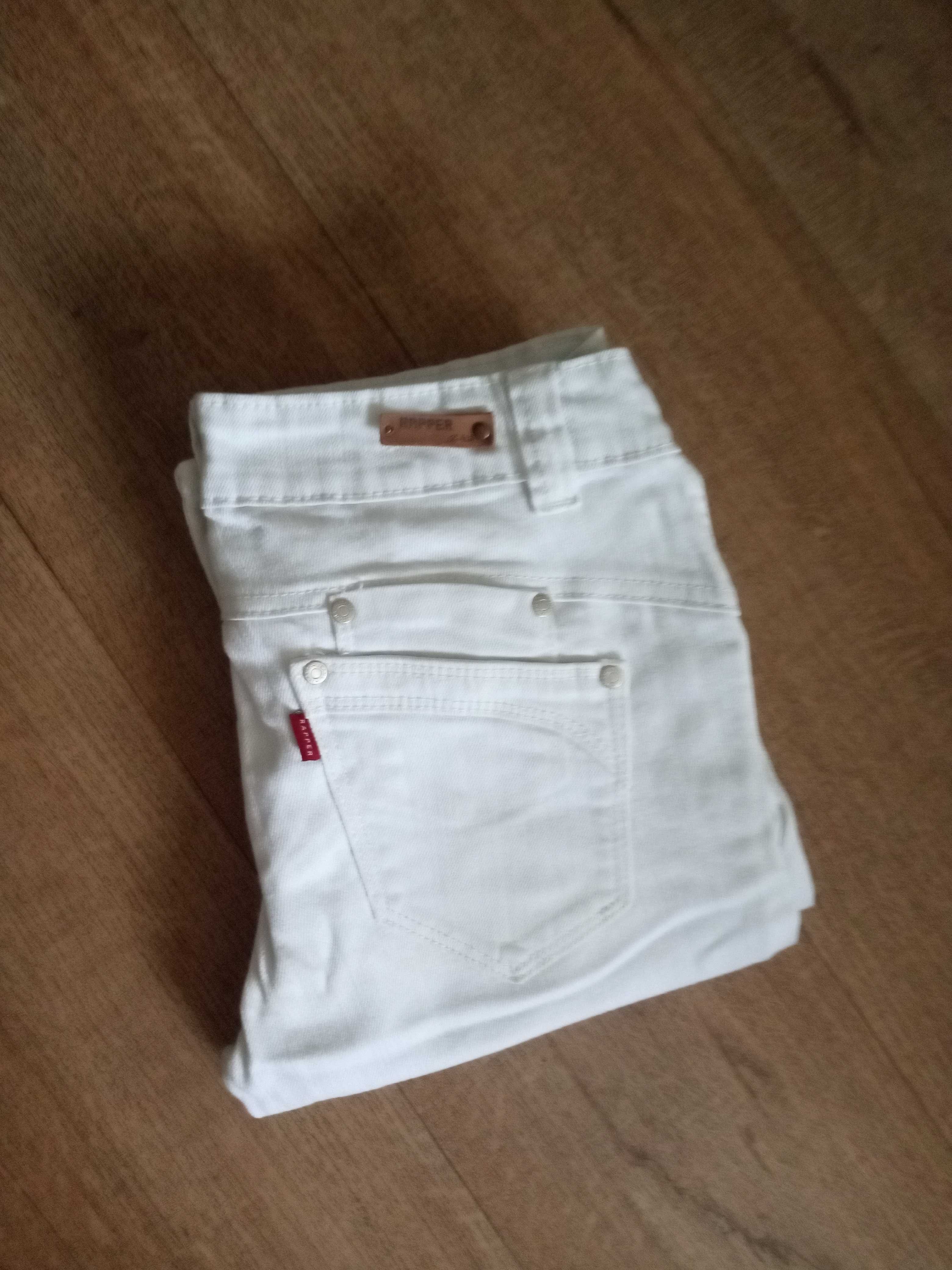 Spodnie Jeans  Dżinsy Białe S