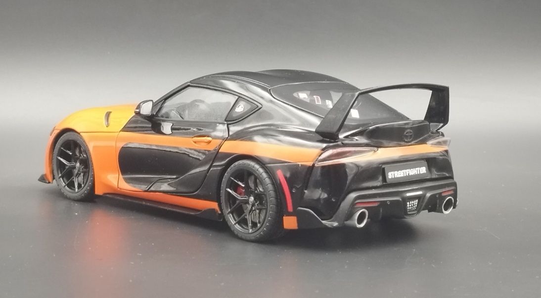 1:18 Solido Toyota GR Supra Streetfighter 2024 Orange Black