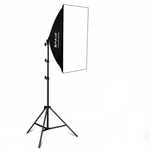 Lampa studyjna softbox 50x70 4x żarówki statyw