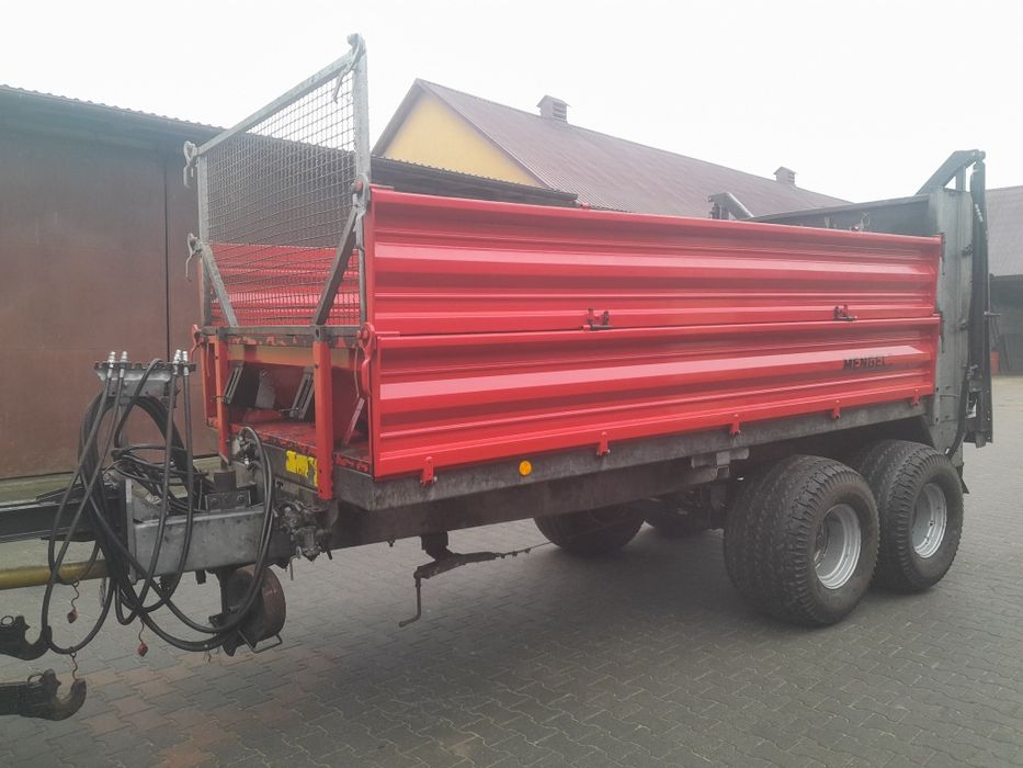 Rozrzutnik obornika Mengele ES11000 rok 2012 metal fach unia tytan