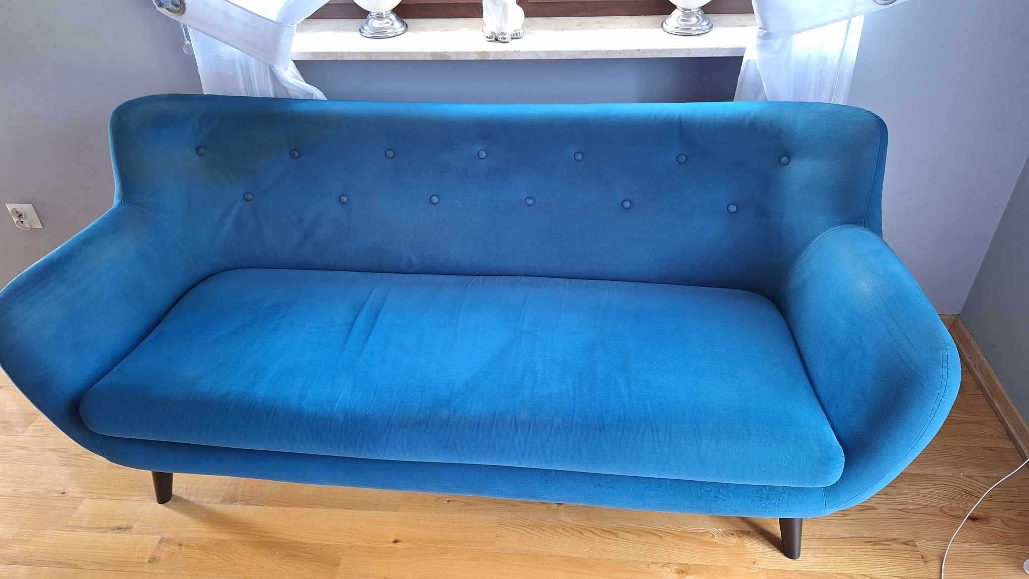 Komplet Mebli sofa, 2x fotel, pufa / Bydgoskie Meble