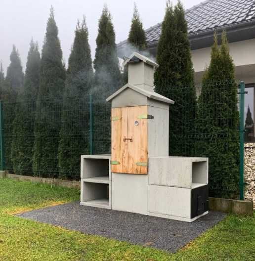 Grill ogrodowy wędzarnia wędzarka suszarnia H215
