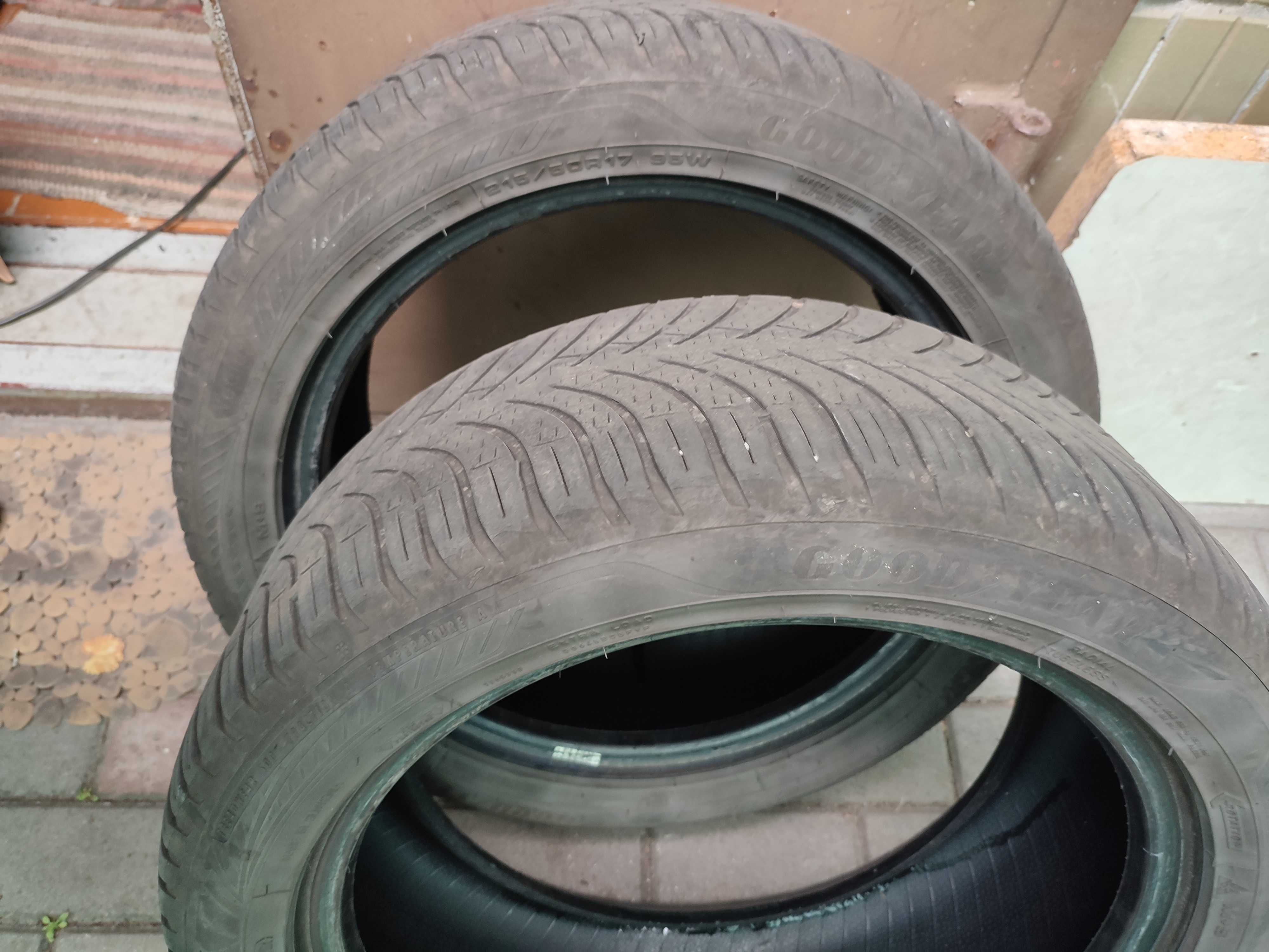 Шина на запаску goodyear 215/50r17 M+S.