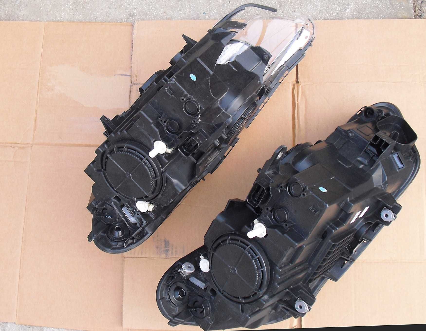 Передние фары на BMW X1 кузов F48 рестайл передні фари 2019 – 2022