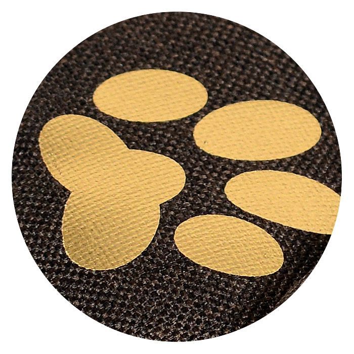 Legowisko Dla Psa Kojec Kingdog 75X65 Cm Wodoodporne Kości Złote