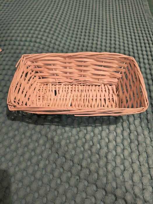 Koszyk wiklinowy biały