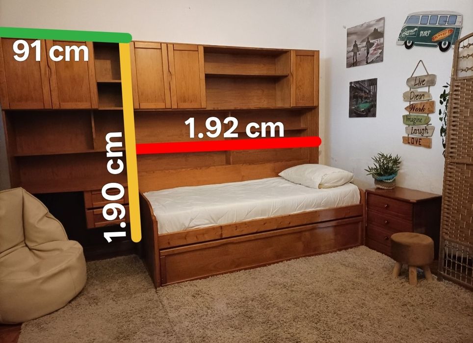 Mobília de quarto Studio Pinho & Mel