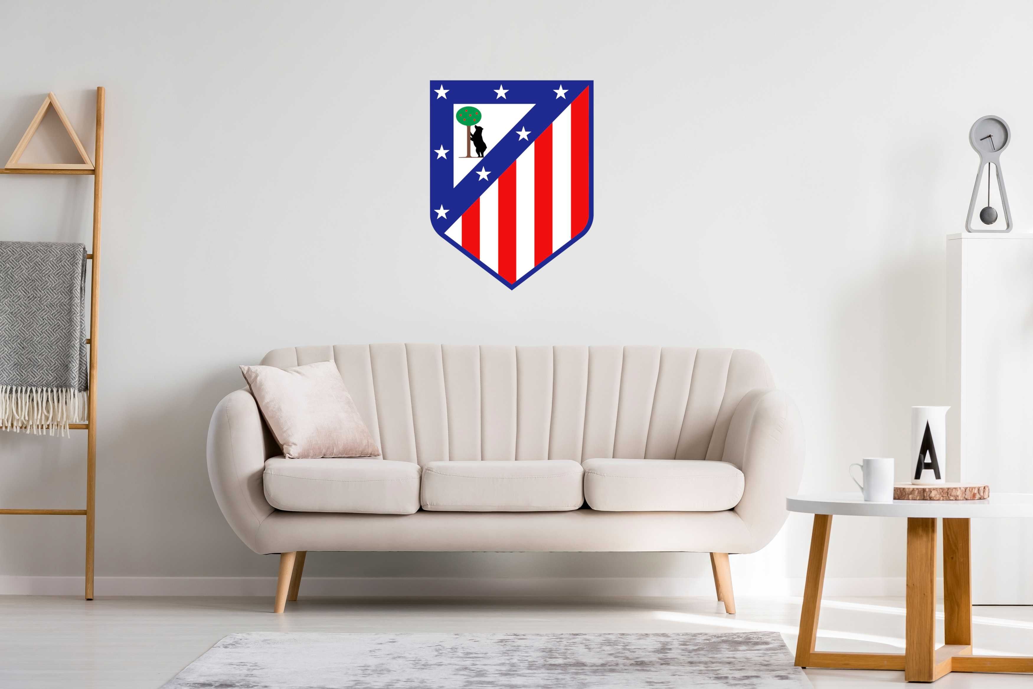 Atletico Madryt nowy Herb na ścianę do domu prezent na urodziny