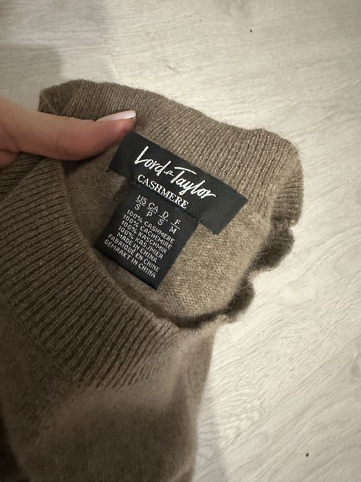 Светр в коричневому кольорі хs-s  100%кашемір