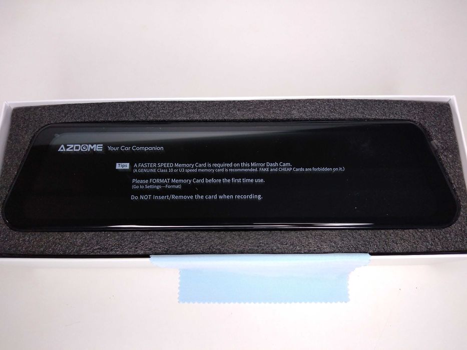 AZDOME PG17 12" Lusterko Kamera Cofania Przód Tył 4K ULTRA HD 128GB