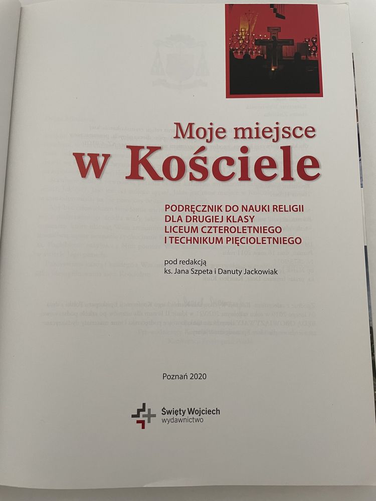 podręcznik do religii klasa druga