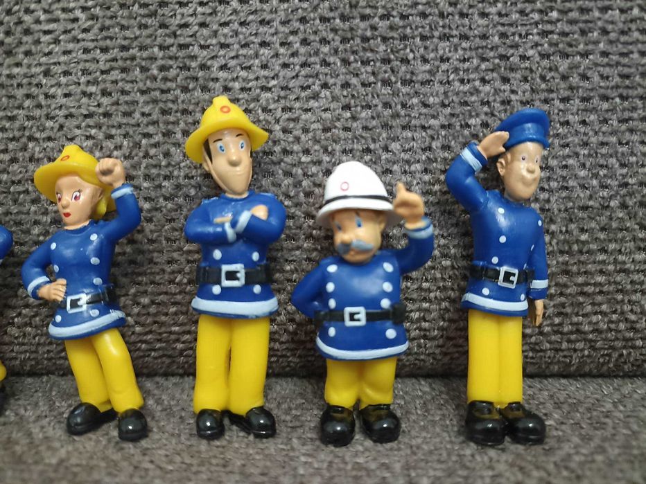 Figurki Strażak Sam 12 sztuk Nowe 31725