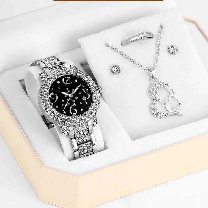 conjunto de relogio+pulseira novos