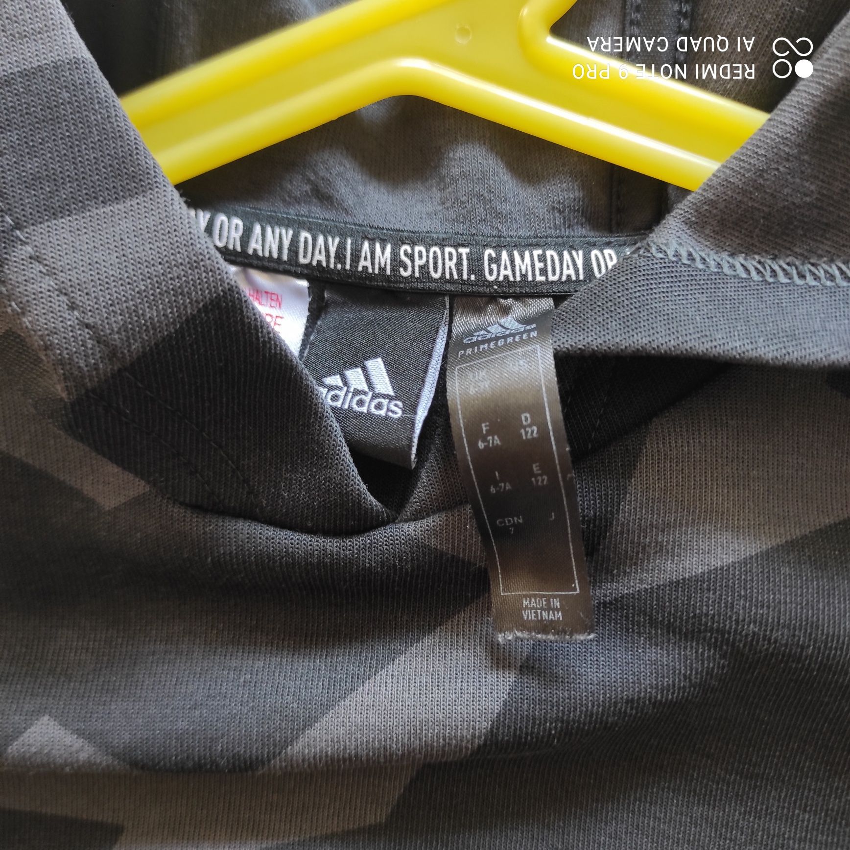 Bluza dziecięca adidas performance rozmiar 122 6-7 lat stan idealny