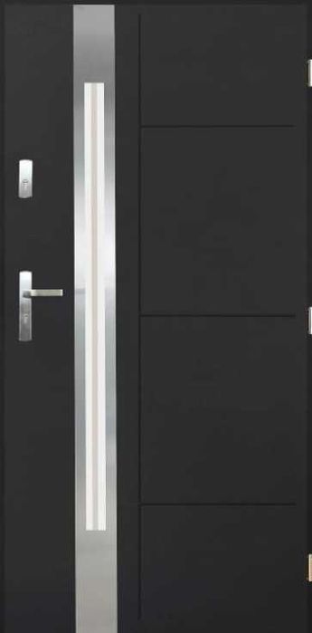 Drzwi zewnętrzne stalowe wejściowe 80/90