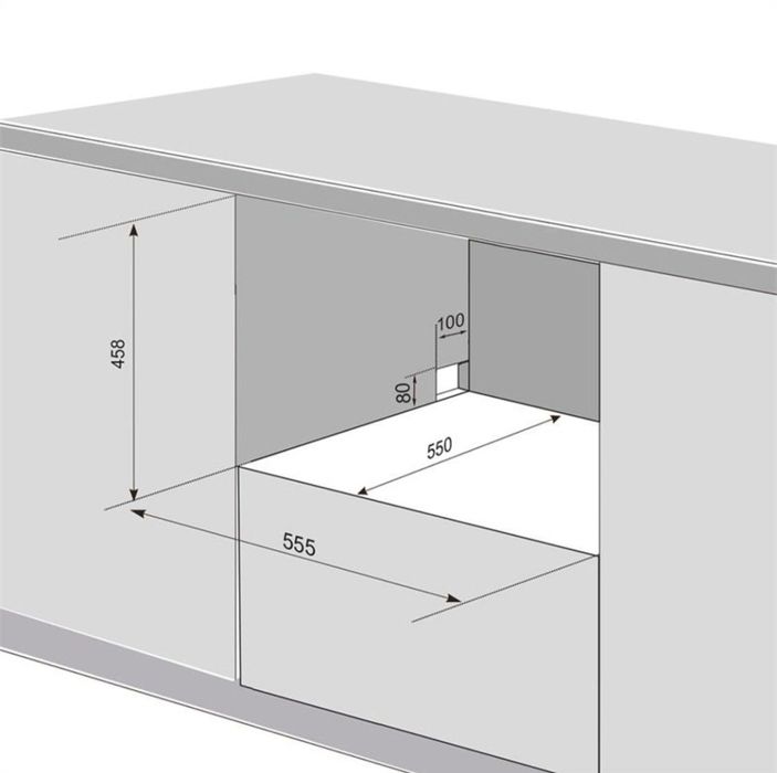 Ekonomiczna kompaktowa wydajna zmywarka do naczyń do zabudowy.