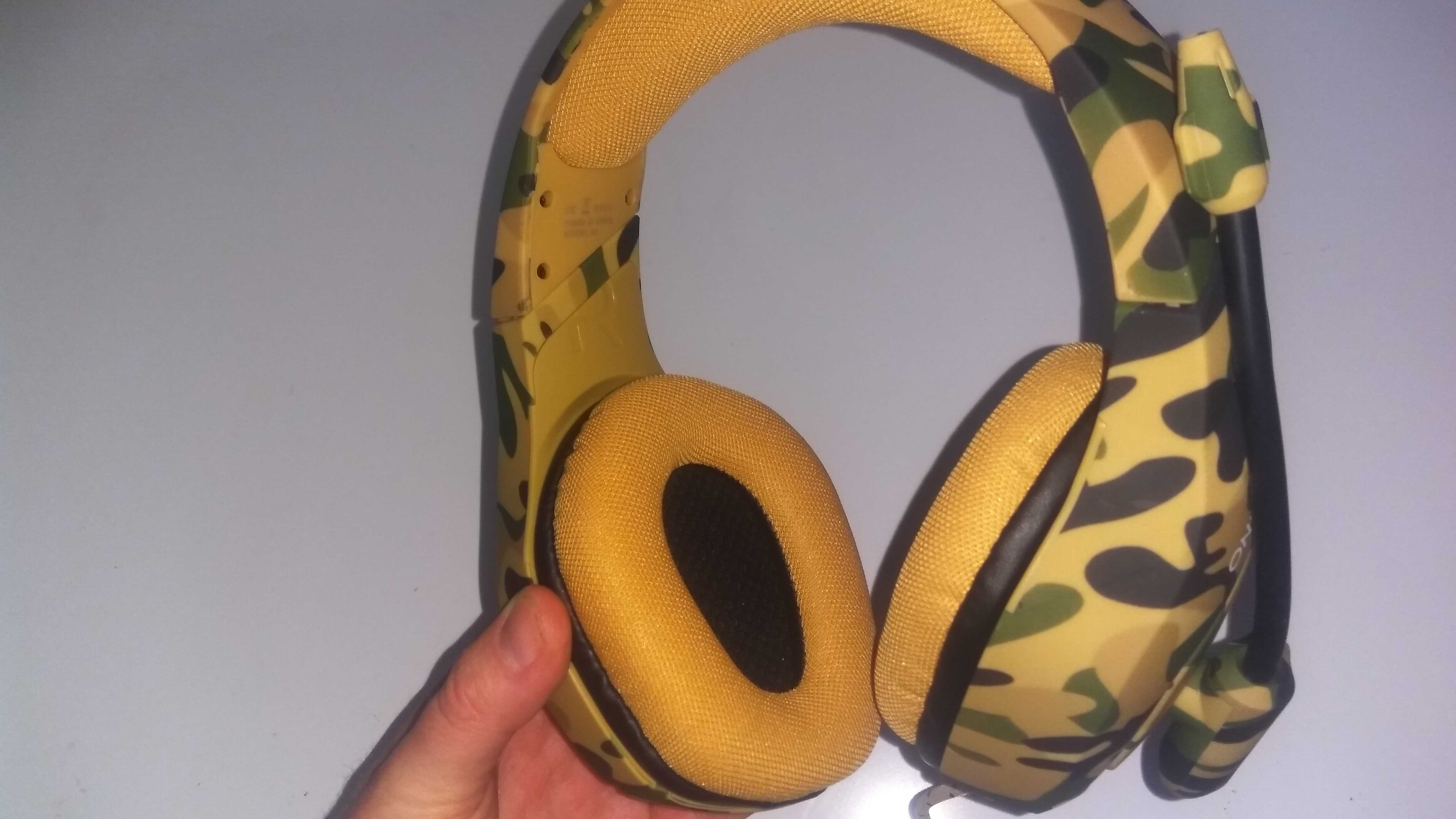 Ігрові навушники Onikuma K1b камуфляж з мікрофоном
