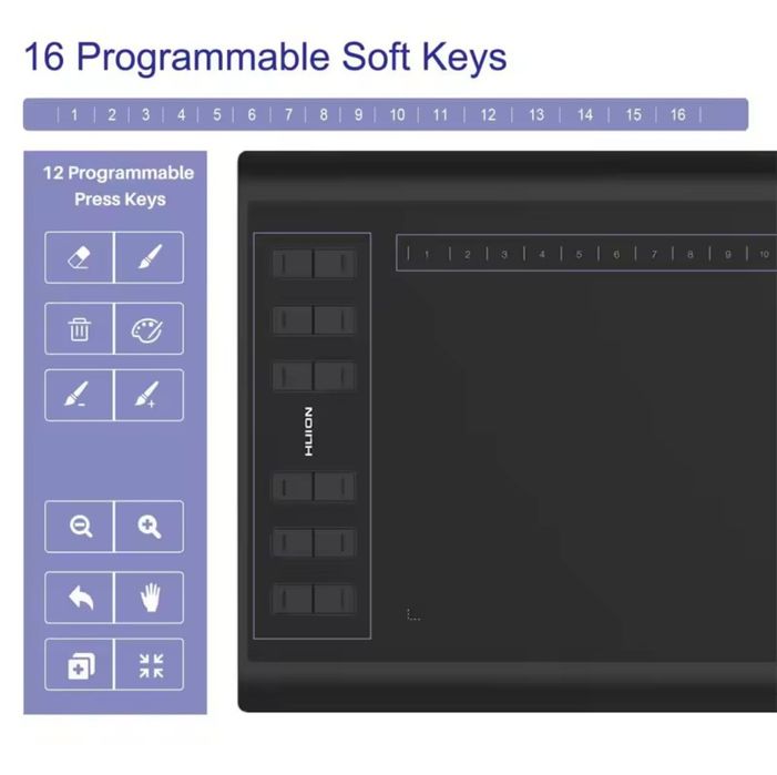 Графічний планшет HUION Н1060P