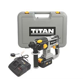 Młotowiertarka akumulatorowa SDS+ Titan TTI871SDS 18 V 1 x5Ah 2J