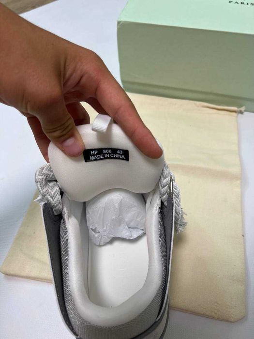 Кроссовки Lanvin Curbs White Grey ОРИГИНАЛ legit