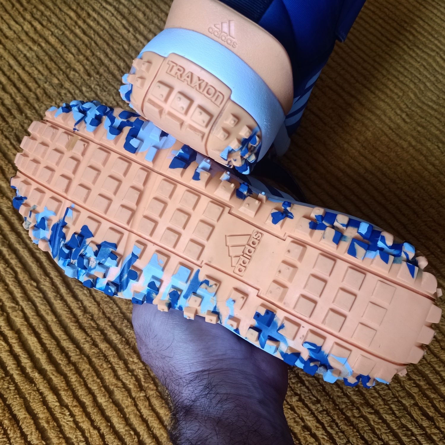 Adidas Sneakersy Fortatrail Shoes Kids, Niebieski, rozmiar 37,5