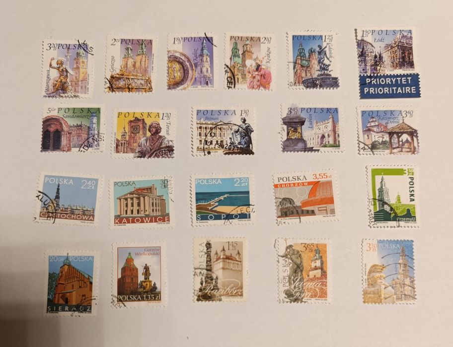 Znaczki dworki polskie, Polskie Miasta, 600 lecie UJ