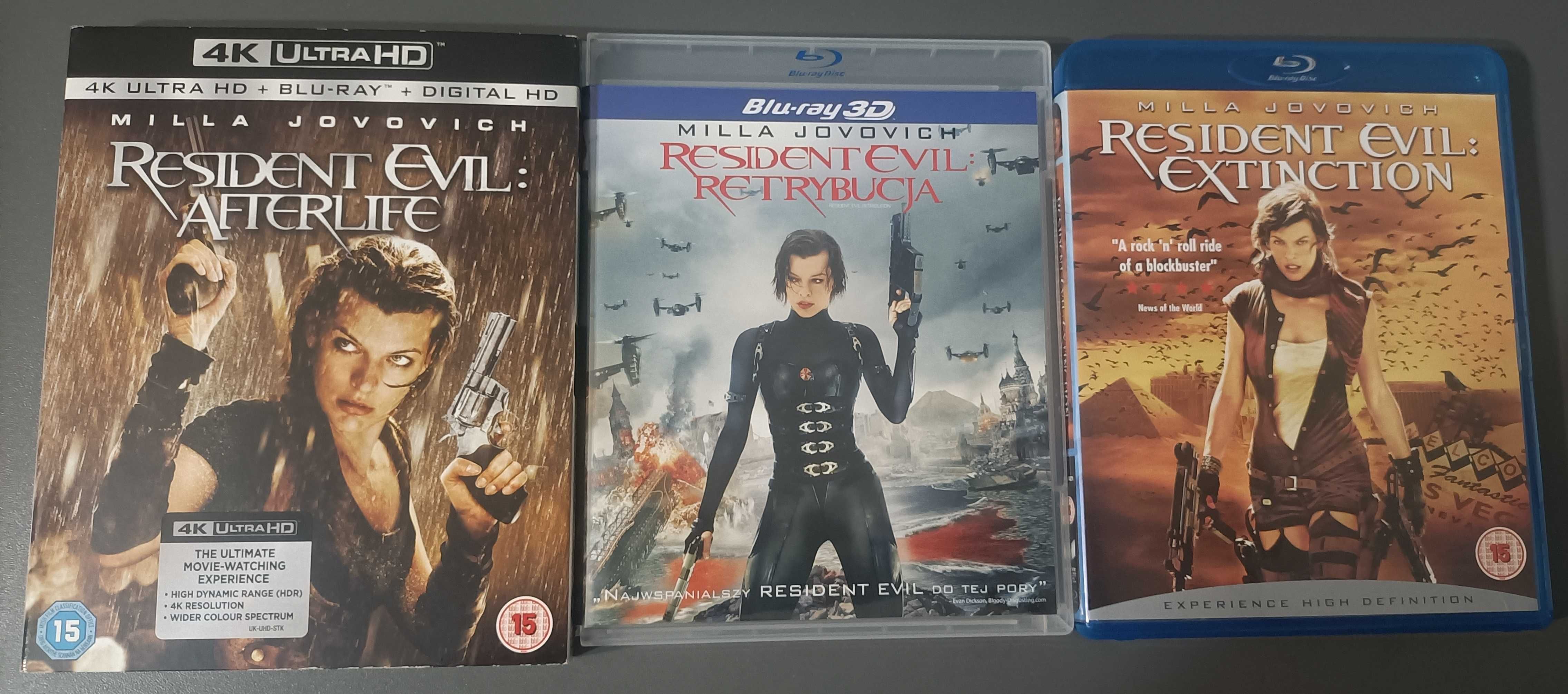 Resident Evil  - 3 filmy Zagłada, Afterlife, Retrybucja - Black Friday