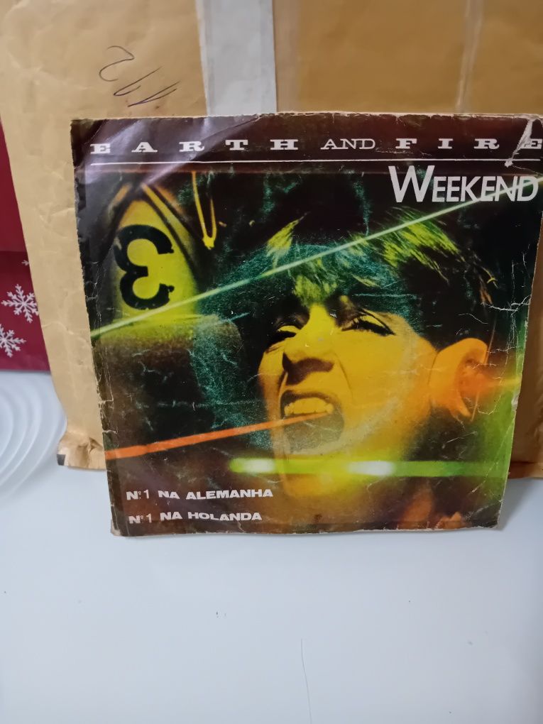 Vários discos antigos