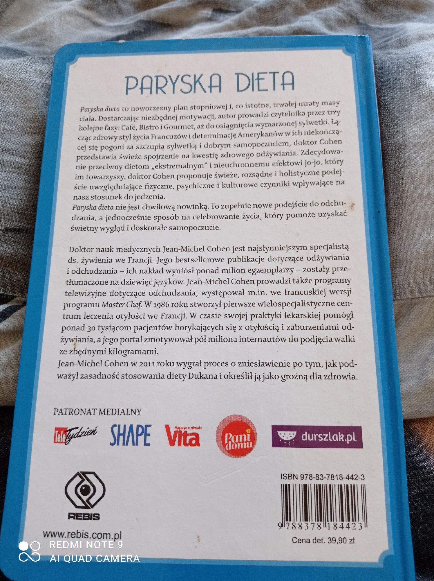 Książka Paryska Dieta