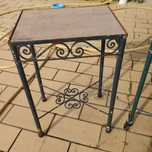 Mesa de jardim em ferro