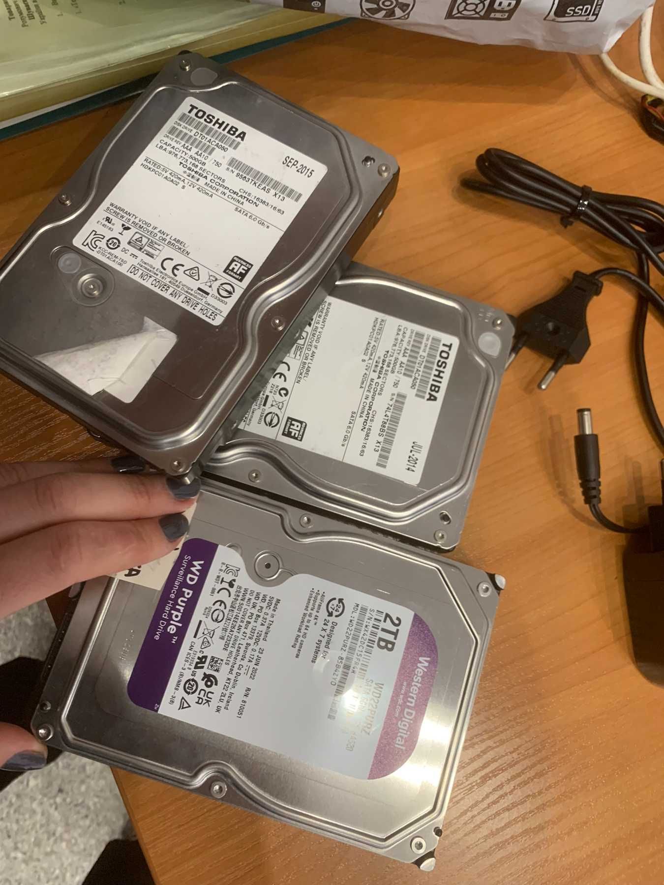 Жесткий диск HDD 3.5 Toshiba 500Gb DT01ACA050