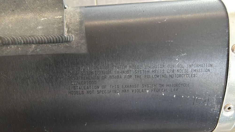 Wydech Tłumik Prawy Suzuki GSXR 1000 K7 K8. 2007-08 [976]