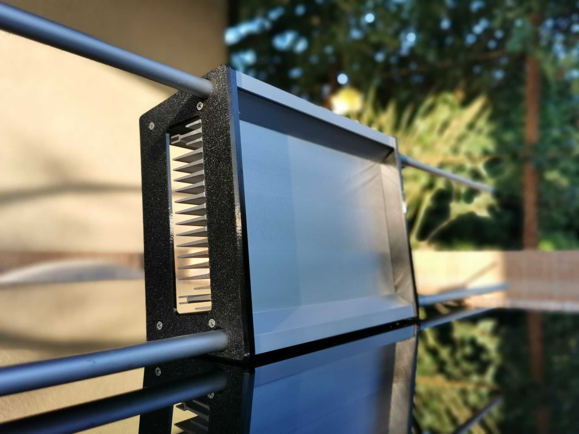 Radiator/obudowa na lampa LED DIY do akwarium morskiego szklarni