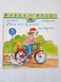 Książka Zuzia uczy się jeździć na rowerze książeczka