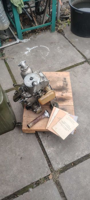 Генератор ГАБ-1 220В 1-2квт (рабочий) + запасной двигатель