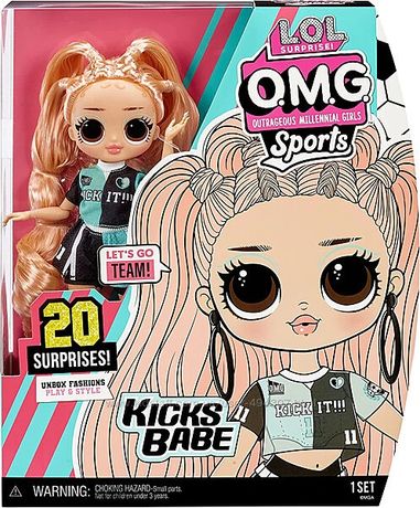 Лол lol surprise OMG sports Fashion Doll Kicks Babe оригинал от MGA