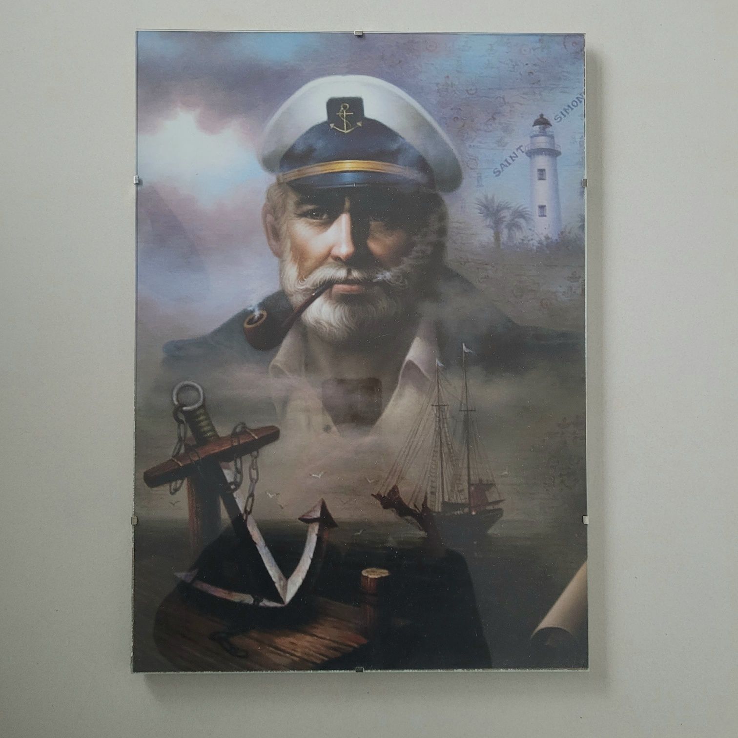 Obraz żeglarski Kapitan