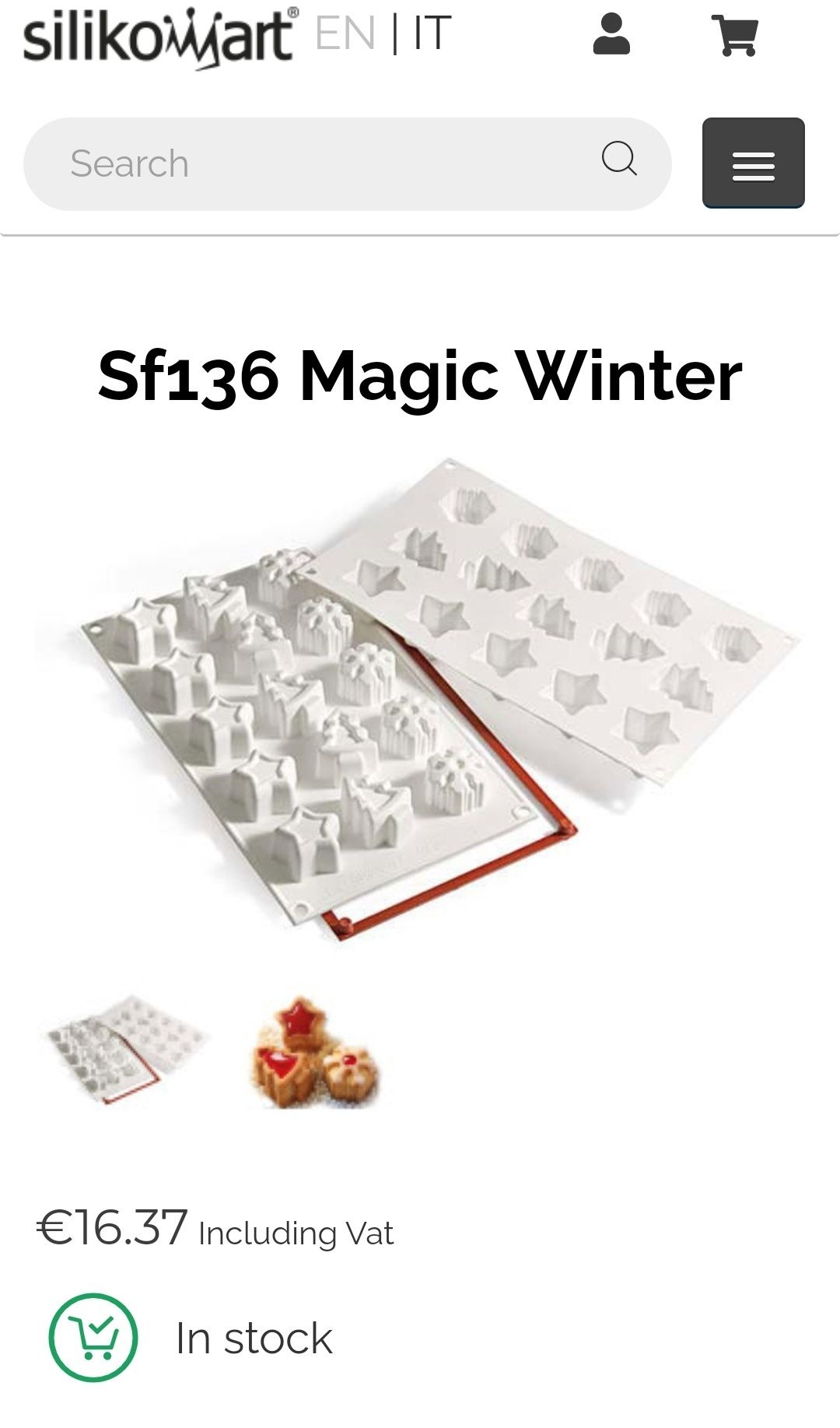 Forma para bolos Magic Winter - Silikomart