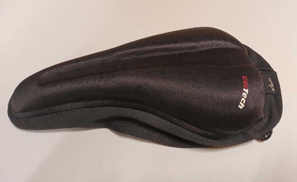 Bomba de ar + Capa de selim de bicicleta