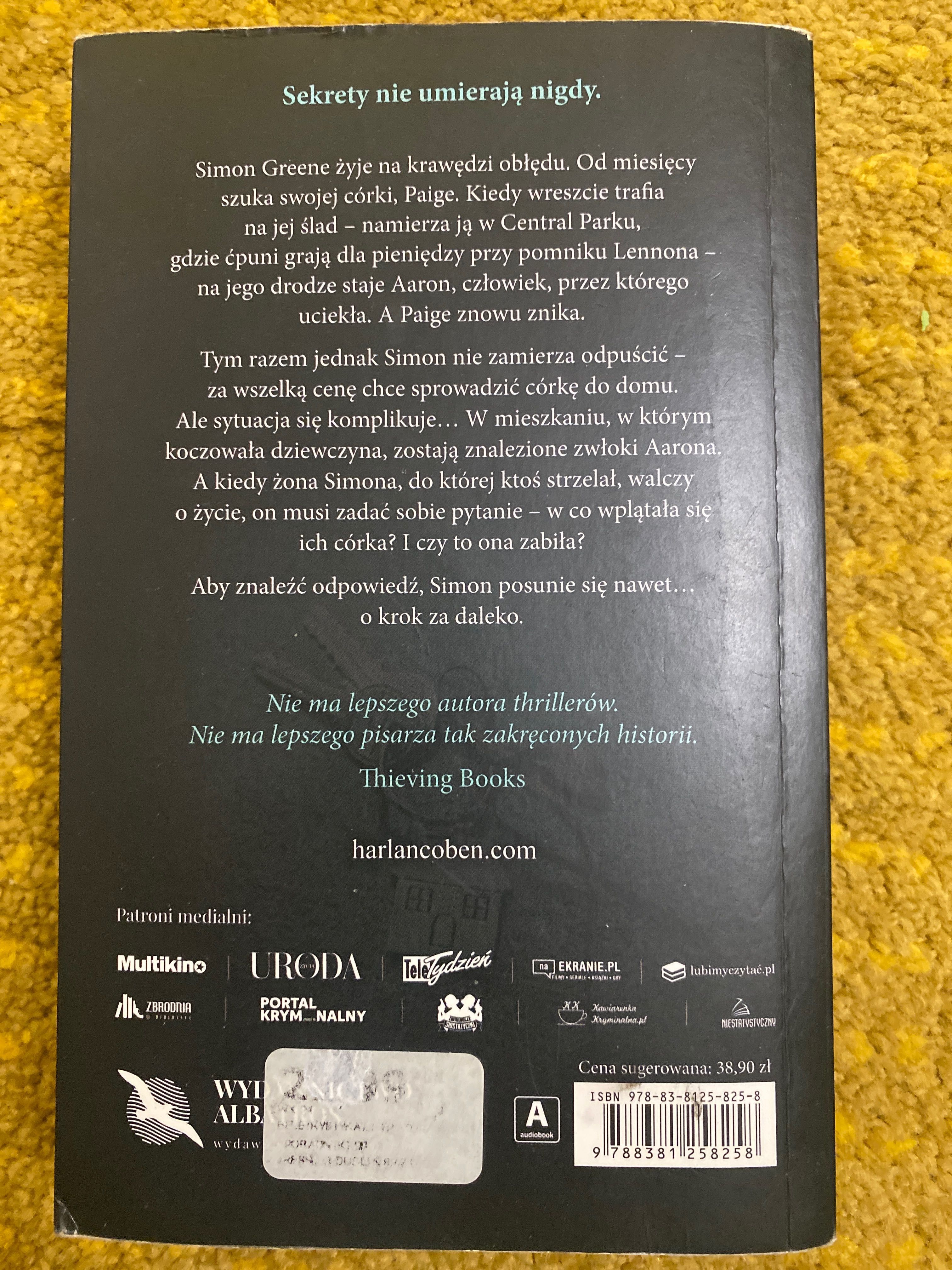Thriller Harlan Coben O krok za daleko