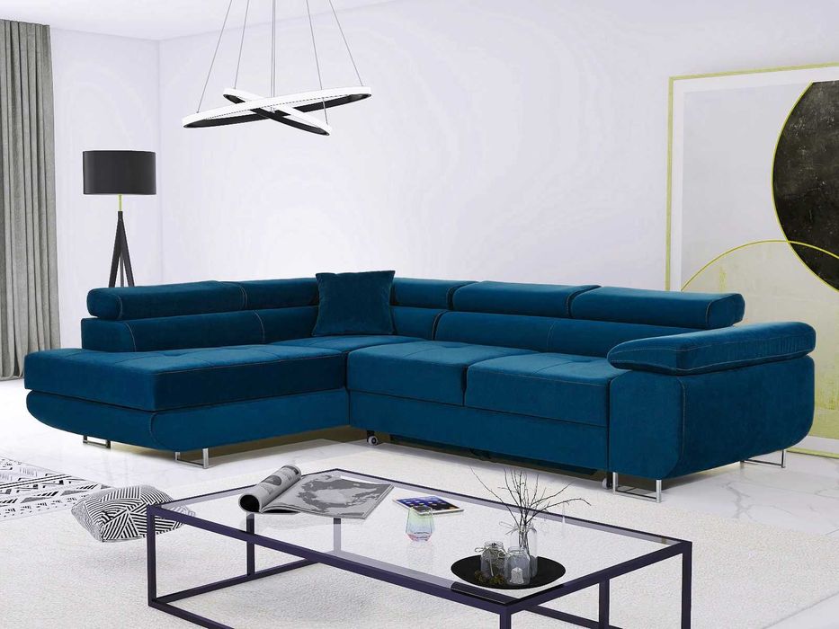 Stylowy narożnik LOFT, komfort i funkcjonalność.