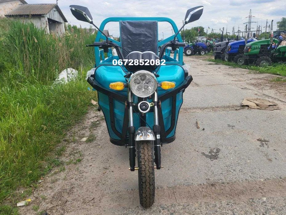 Електроцикл вантажний з кабіной Dozer Model 1 до 400кг Запас ходу 50км